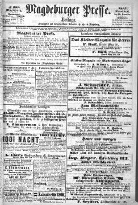 Magdeburger Presse. Morgen-Ausgabe (Magdeburger Presse) Samstag 23. Dezember 1865