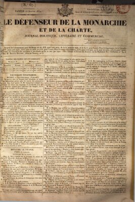 Le défenseur de la monarchie et de la charte Samstag 16. Januar 1830