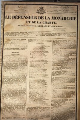 Le défenseur de la monarchie et de la charte Donnerstag 21. Januar 1830