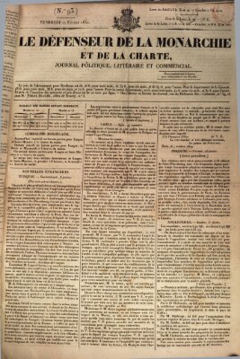 Le défenseur de la monarchie et de la charte Freitag 12. Februar 1830