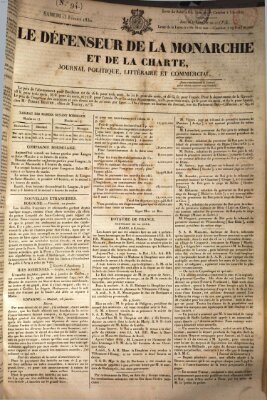 Le défenseur de la monarchie et de la charte Samstag 13. Februar 1830