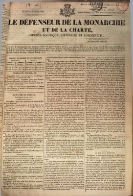 Le défenseur de la monarchie et de la charte Donnerstag 25. Februar 1830