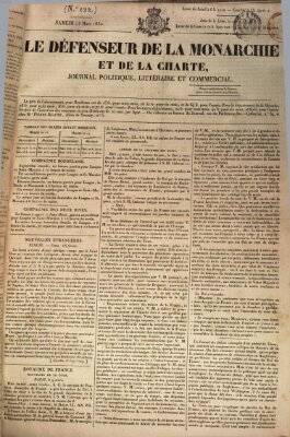 Le défenseur de la monarchie et de la charte Samstag 13. März 1830