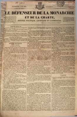 Le défenseur de la monarchie et de la charte Freitag 2. April 1830