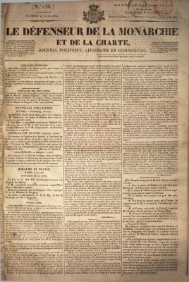 Le défenseur de la monarchie et de la charte Samstag 17. April 1830