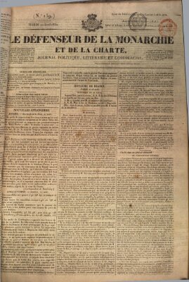 Le défenseur de la monarchie et de la charte Dienstag 20. April 1830