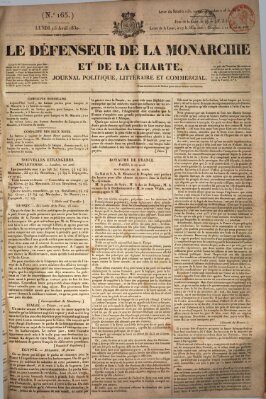 Le défenseur de la monarchie et de la charte Montag 26. April 1830