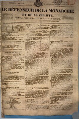 Le défenseur de la monarchie et de la charte Freitag 7. Mai 1830