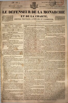 Le défenseur de la monarchie et de la charte Mittwoch 12. Mai 1830