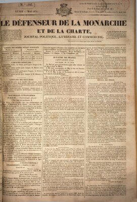 Le défenseur de la monarchie et de la charte Montag 17. Mai 1830