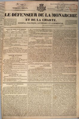 Le défenseur de la monarchie et de la charte Freitag 28. Mai 1830