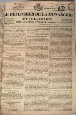 Le défenseur de la monarchie et de la charte Samstag 29. Mai 1830