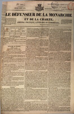 Le défenseur de la monarchie et de la charte Donnerstag 3. Juni 1830