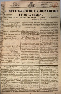 Le défenseur de la monarchie et de la charte Dienstag 8. Juni 1830