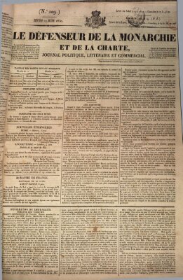 Le défenseur de la monarchie et de la charte Donnerstag 10. Juni 1830