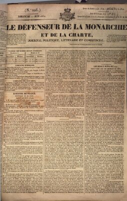 Le défenseur de la monarchie et de la charte Sonntag 27. Juni 1830