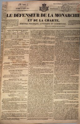 Le défenseur de la monarchie et de la charte Montag 28. Juni 1830