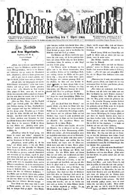 Egerer Anzeiger Donnerstag 7. April 1864