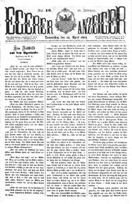 Egerer Anzeiger Donnerstag 14. April 1864