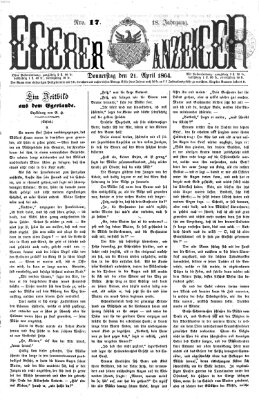 Egerer Anzeiger Donnerstag 21. April 1864