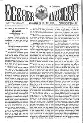 Egerer Anzeiger Donnerstag 19. Mai 1864