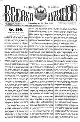 Egerer Anzeiger Donnerstag 16. Juni 1864