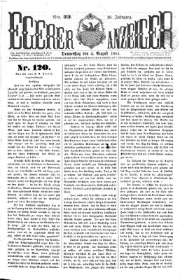 Egerer Anzeiger Donnerstag 4. August 1864