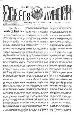 Egerer Anzeiger Donnerstag 8. September 1864