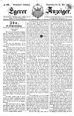 Egerer Anzeiger Donnerstag 25. Mai 1865