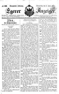 Egerer Anzeiger Donnerstag 8. Juni 1865