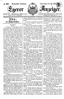 Egerer Anzeiger Donnerstag 22. Juni 1865
