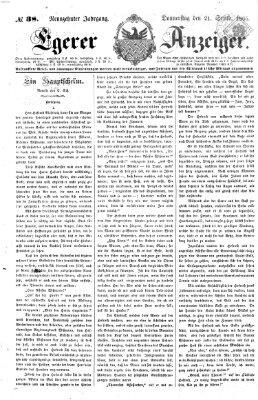 Egerer Anzeiger Donnerstag 21. September 1865