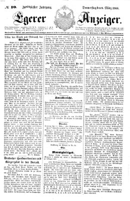 Egerer Anzeiger Donnerstag 8. März 1866