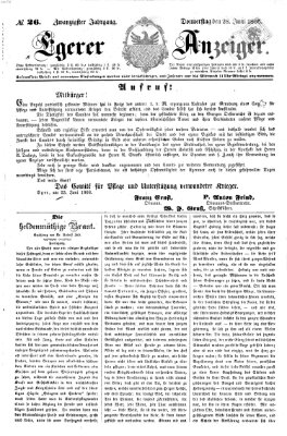 Egerer Anzeiger Donnerstag 28. Juni 1866