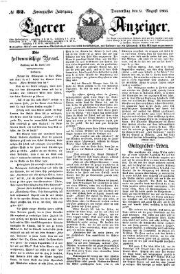 Egerer Anzeiger Donnerstag 9. August 1866