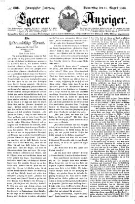 Egerer Anzeiger Donnerstag 16. August 1866