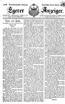 Egerer Anzeiger Donnerstag 31. Januar 1867
