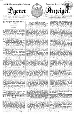 Egerer Anzeiger Donnerstag 11. Juli 1867