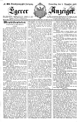 Egerer Anzeiger Donnerstag 5. Dezember 1867