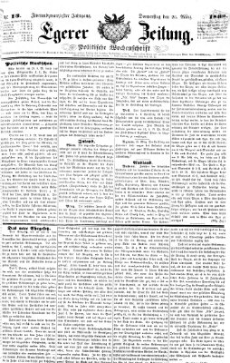 Egerer Anzeiger Donnerstag 26. März 1868