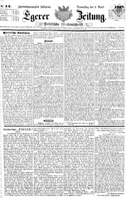 Egerer Anzeiger Donnerstag 2. April 1868