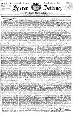 Egerer Anzeiger Donnerstag 21. Mai 1868