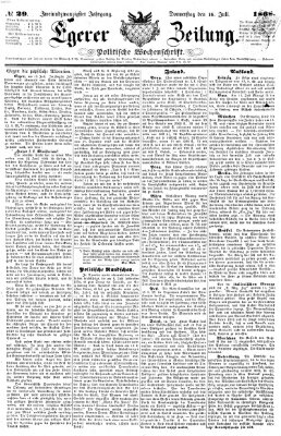 Egerer Anzeiger Donnerstag 16. Juli 1868