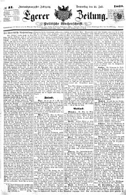 Egerer Anzeiger Donnerstag 30. Juli 1868