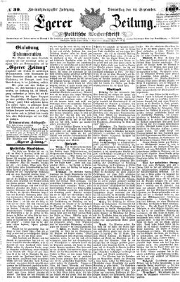 Egerer Anzeiger Donnerstag 24. September 1868