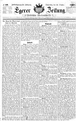 Egerer Anzeiger Donnerstag 29. Oktober 1868