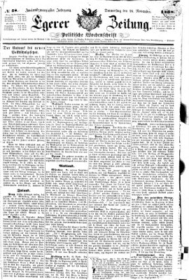 Egerer Anzeiger Donnerstag 26. November 1868