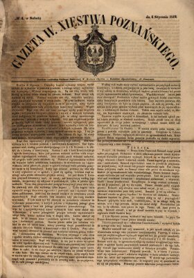 Gazeta Wielkiego Xięstwa Poznańskiego Samstag 6. Januar 1849