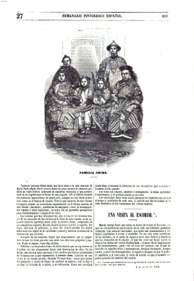 Semanario pintoresco español Sonntag 4. Juli 1852