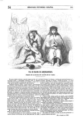 Semanario pintoresco español Sonntag 22. August 1852